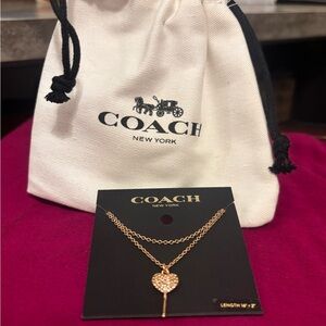 Coach Rose Gold Pendant